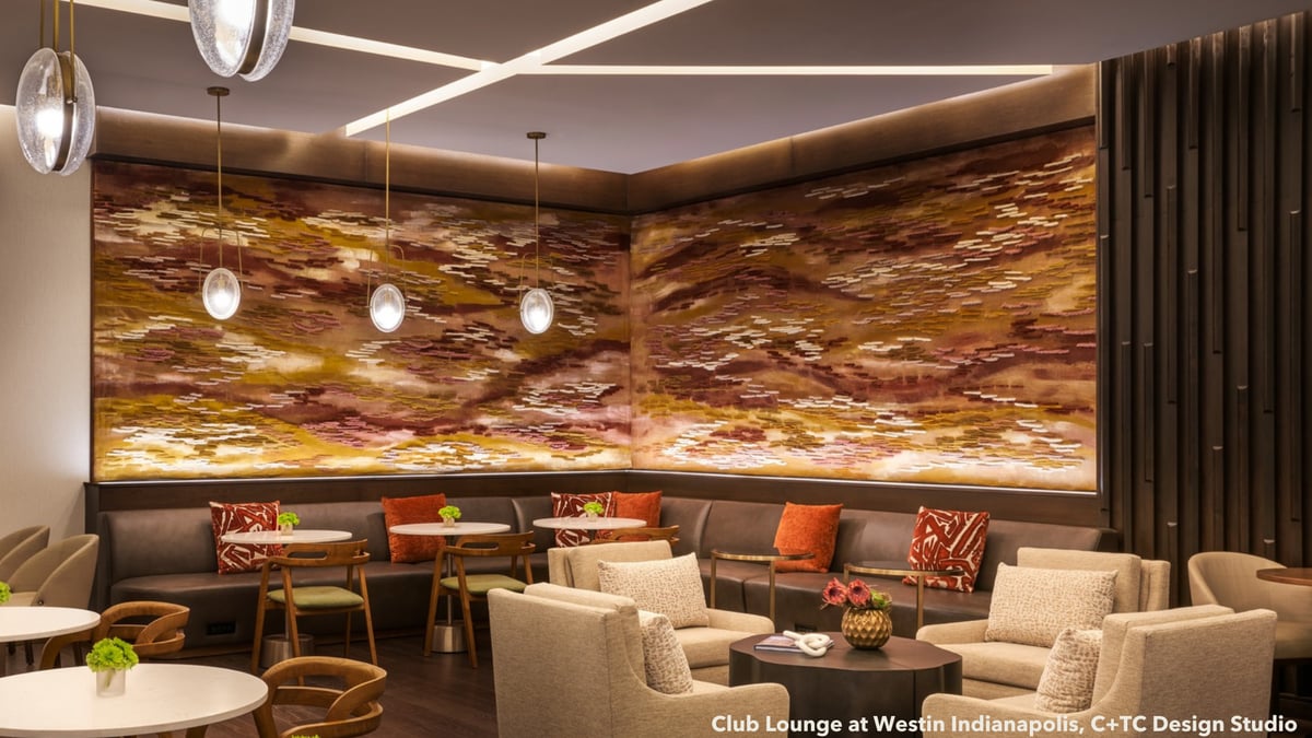 Club Lounge at Westin Indianapolis, C+TC Design Studio